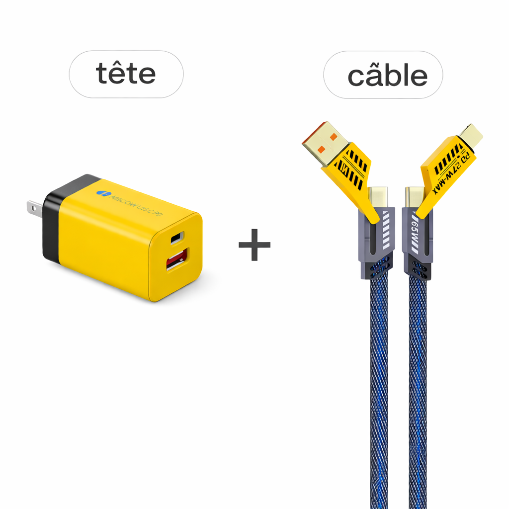 Chargeur Ultra rapide + câble offerte