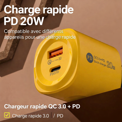 Chargeur Ultra rapide + câble offerte