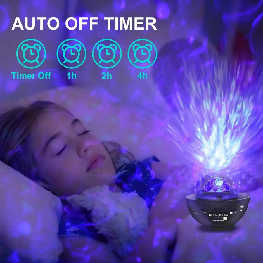 Projecteur Galaxie LED – Veilleuse Étoiles & Nébuleuses