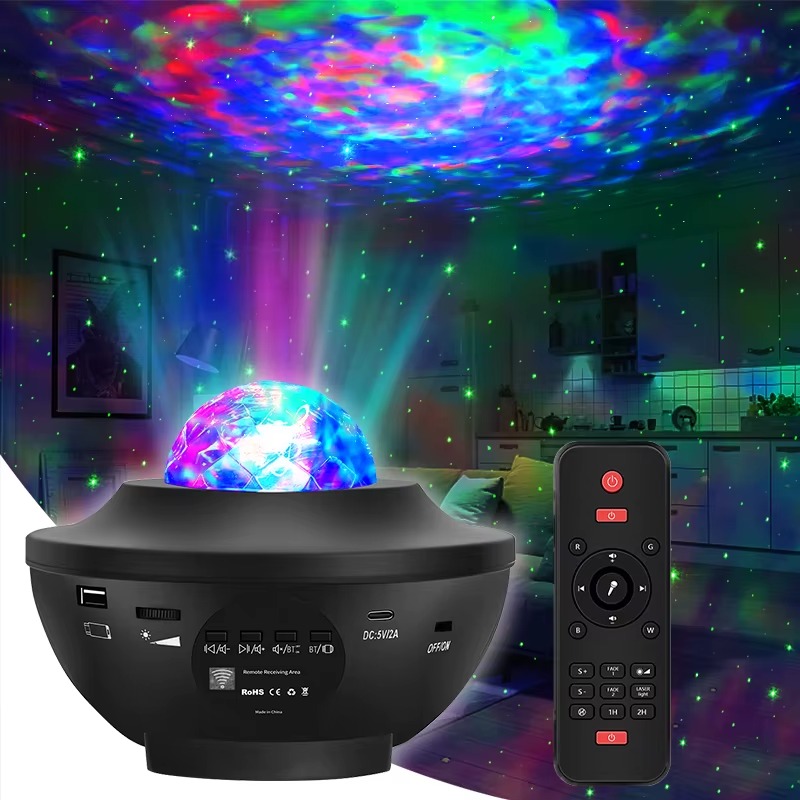 Projecteur Galaxie LED – Veilleuse Étoiles & Nébuleuses